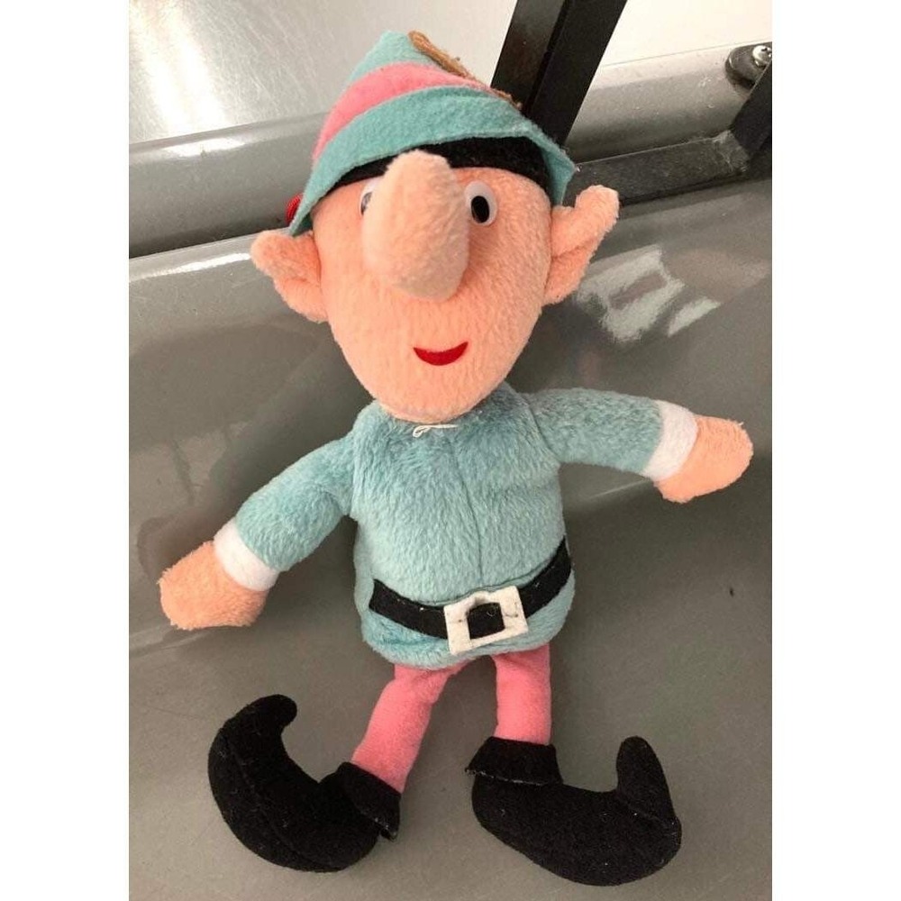 Vintage 1999 Stuffins Rudolph Hermey The Elf Plush 9 Inch Stuffed Toy Holiday
